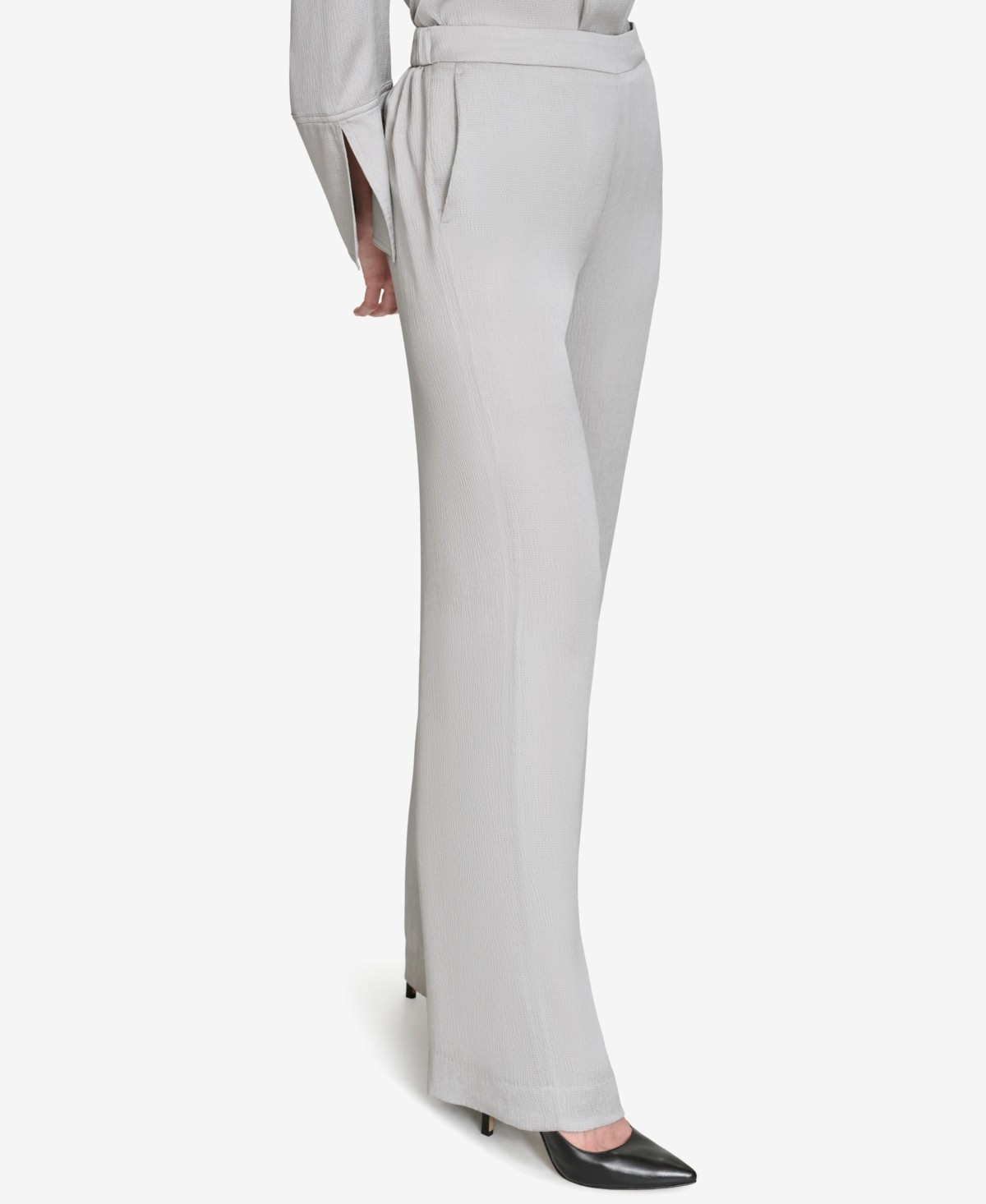 Halston Women's Straight Leg Flat Front Pants MSRP $89 BLM