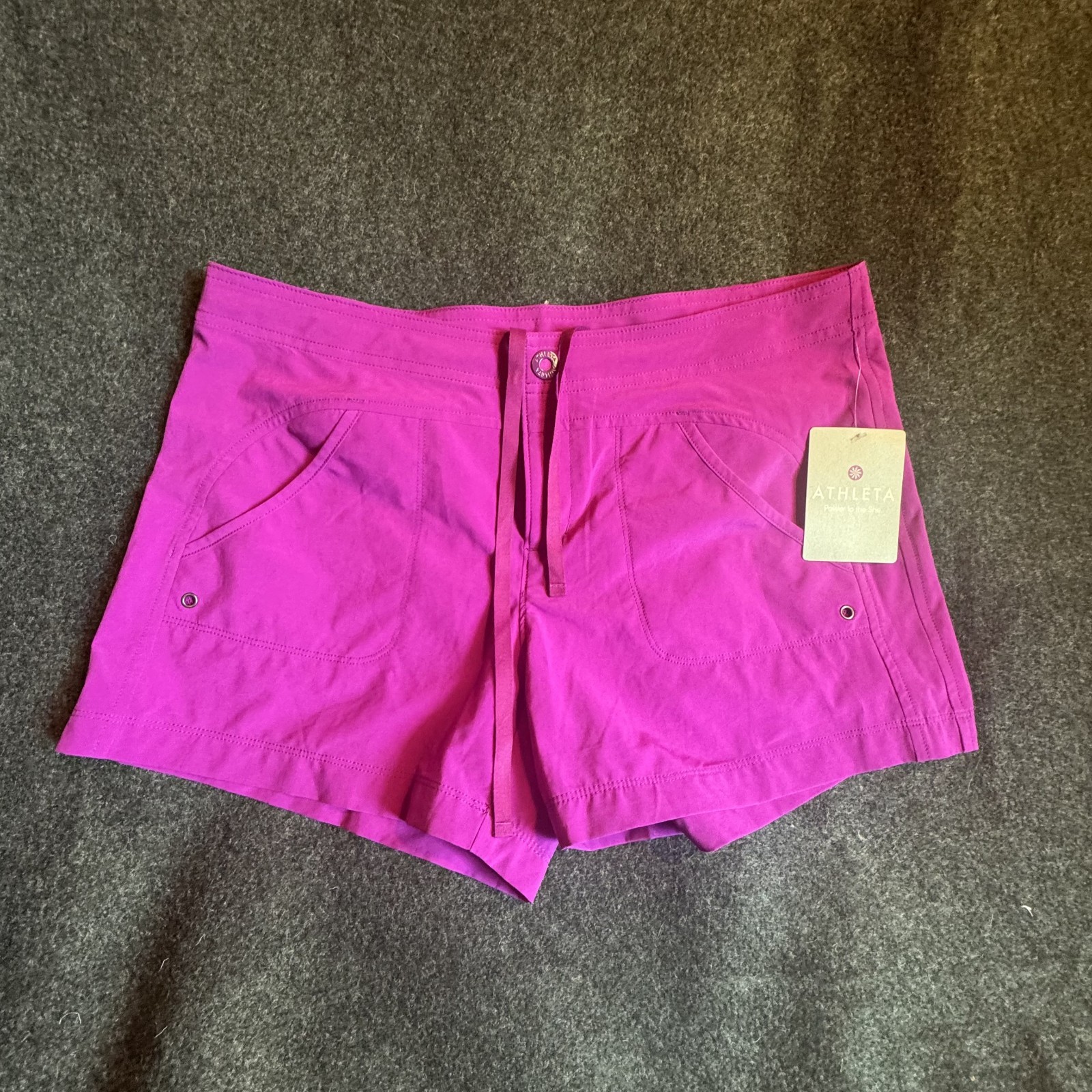 Athleta Costa Shorts Womens size 10 Fuchia Pink