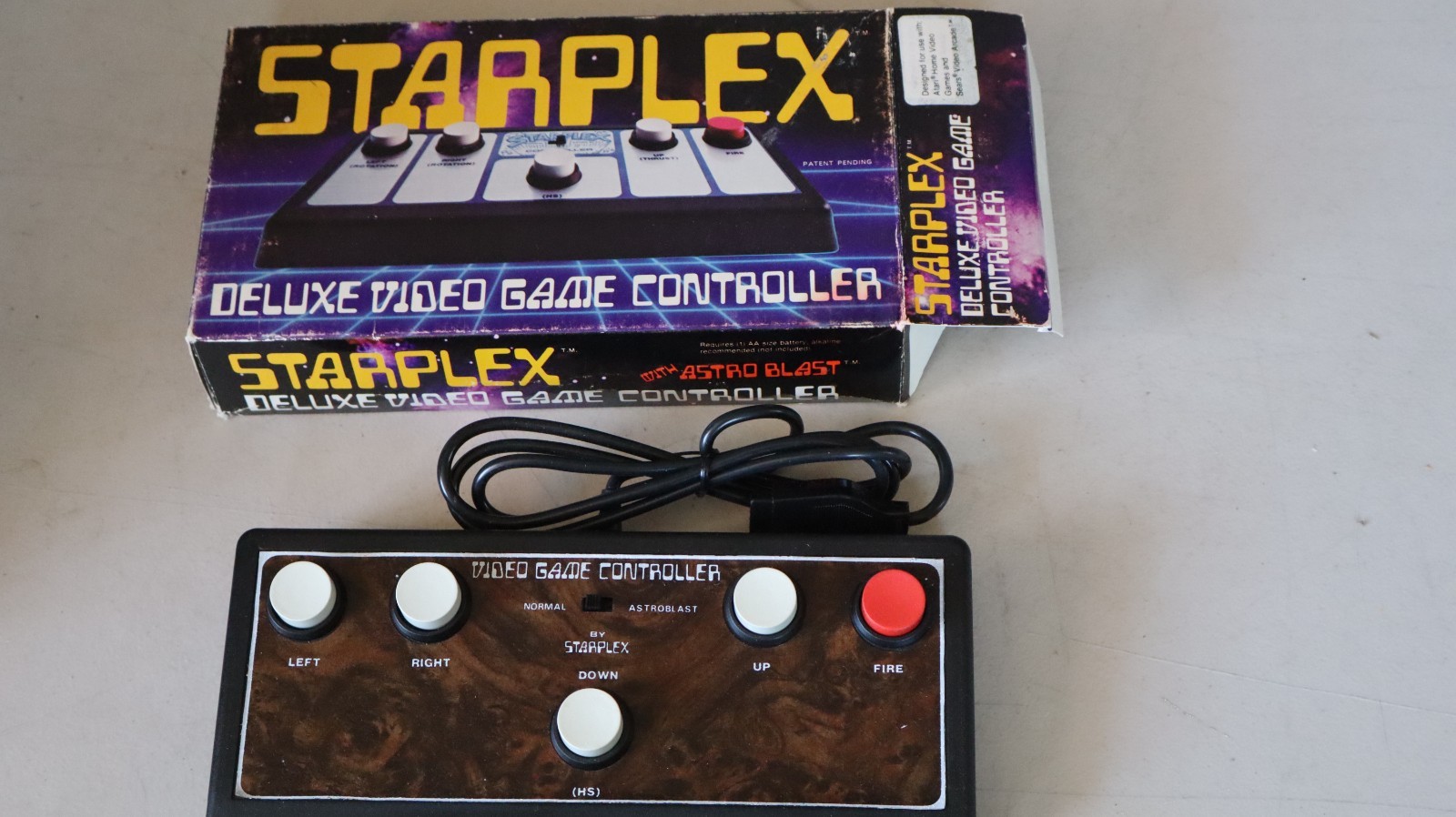 Starplex Deluxe Videogame Controller For Atari 2600 New Open Box t8 Starplex Deluxe Videogame Controller For Atari 2600 New Open Box t8