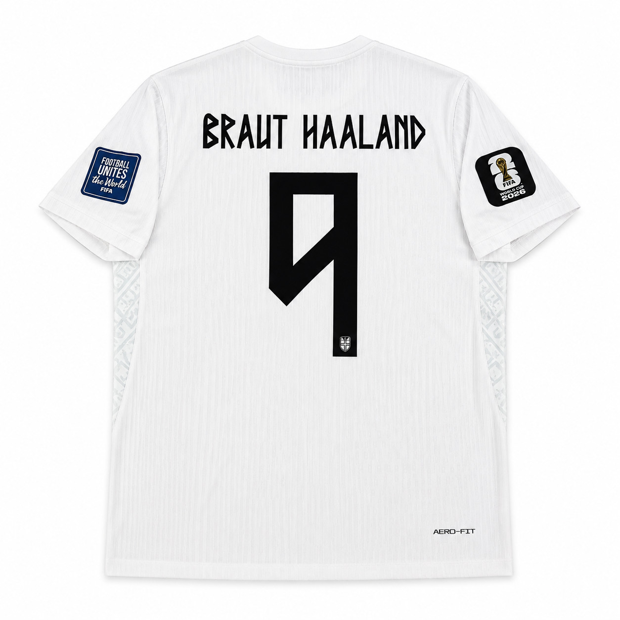 2026 Norway Away Haaland 9 White Soccer Jersey Football Shirt Mens World Cup
