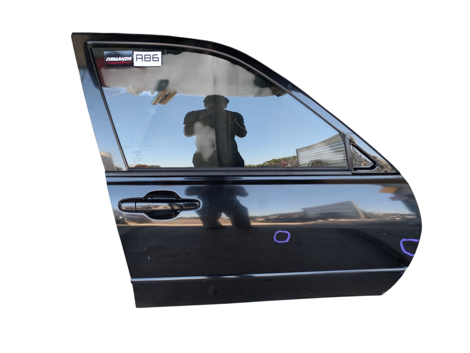 2001-2005 LEXUS IS300 EXTERIOR DOOR W/ GLASS FRONT RIGHT PASSENGER SIDE OEM B06
