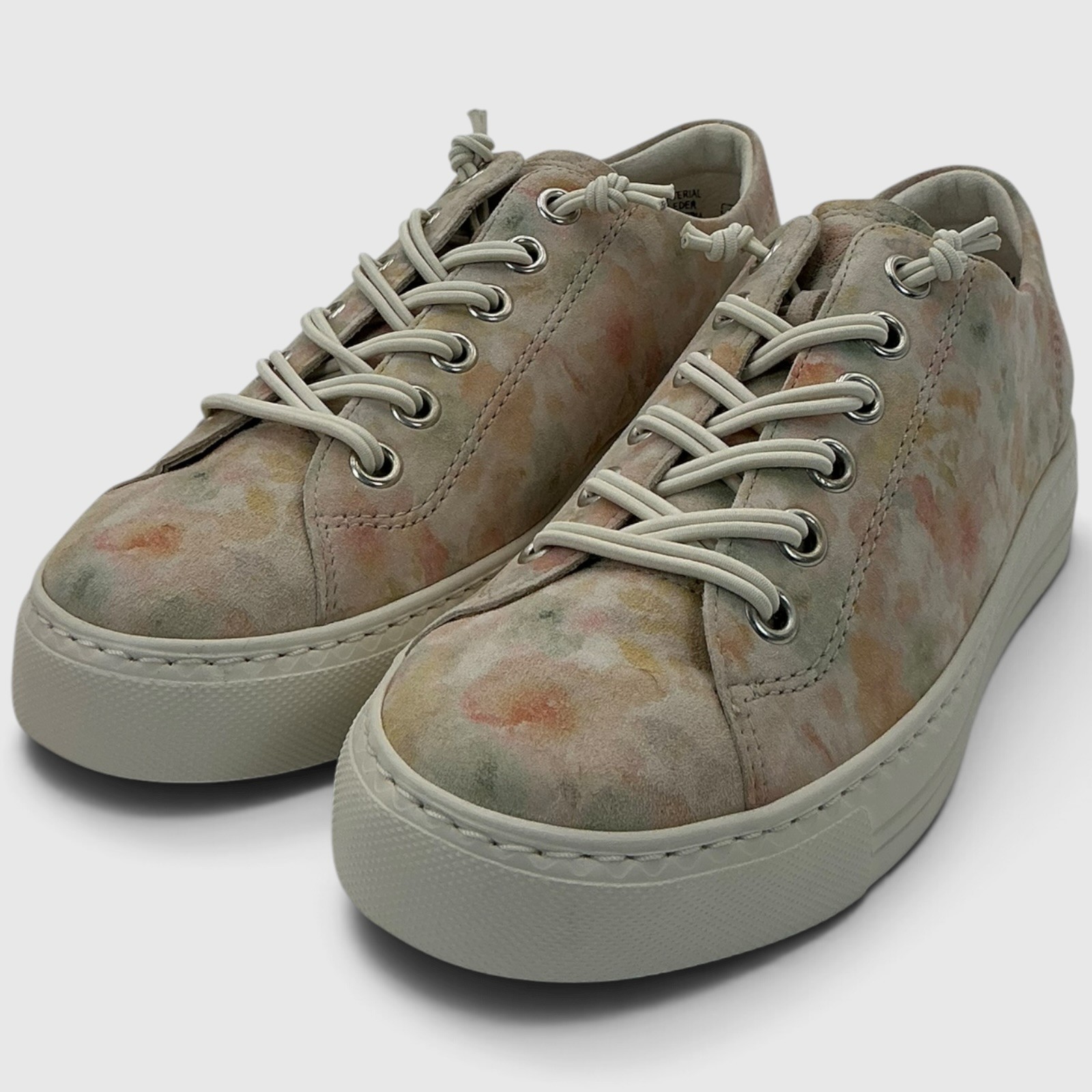Paul Green Hadley Women\'s Size 7.5 US Beige Leather Sneakers NIB Paul Green Hadley Women\'s Size 7.5 US Beige Leather Sneakers NIB