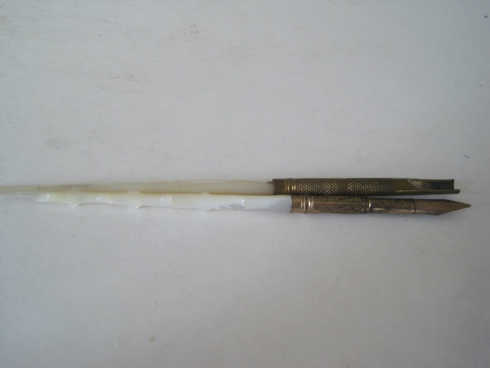 Dipper Fountain Pens Dip Mother Of Pearl Antique JACKSON Nib Lot 2 Dipper Fountain Pens Dip Mother Of Pearl Antique JACKSON Nib Lot 2