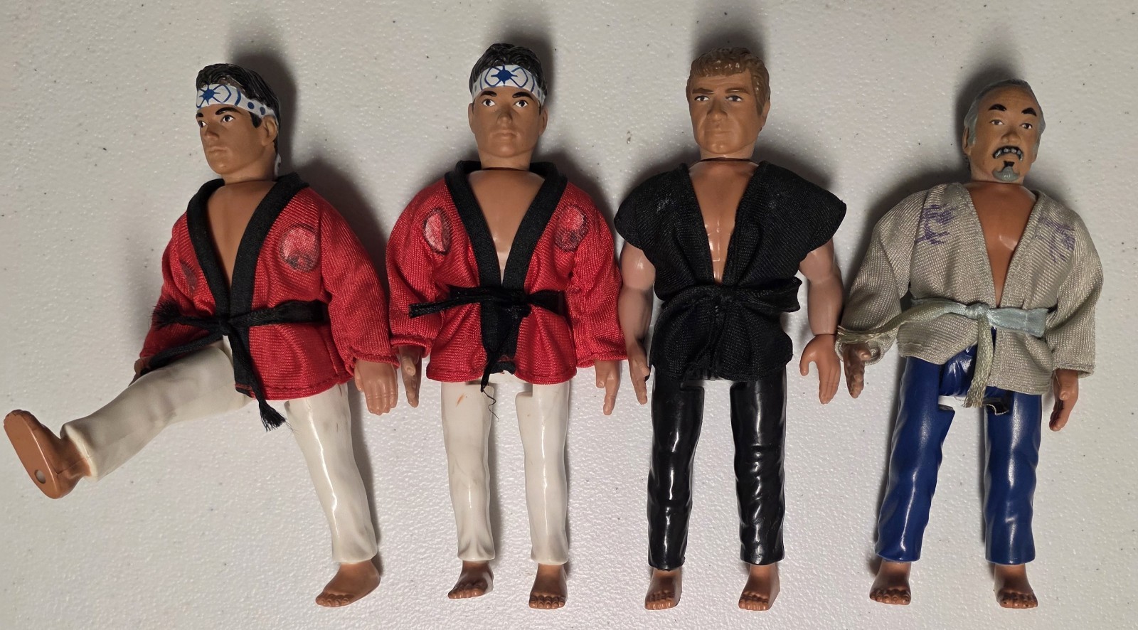 Vintage 1980\'s Karate Kid Action Figures Lot Remco Movie Toys Mr. Miyagi Retro Vintage 1980\'s Karate Kid Action Figures Lot Remco Movie Toys Mr. Miyagi Retro