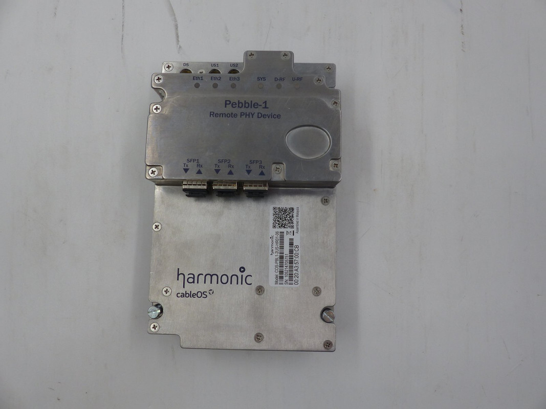 HARMONIC COS-PBL1-2US-HR01-06 CABLEOS PEBBLE-1 REMOTE DAA DEVICE HARMONIC COS-PBL1-2US-HR01-06 CABLEOS PEBBLE-1 REMOTE DAA DEVICE
