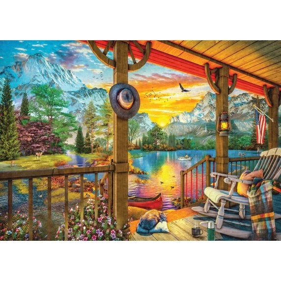 Early Morning Fishing 1000 Piece Jigsaw Puzzle Eurographics New Early Morning Fishing 1000 Piece Jigsaw Puzzle Eurographics New