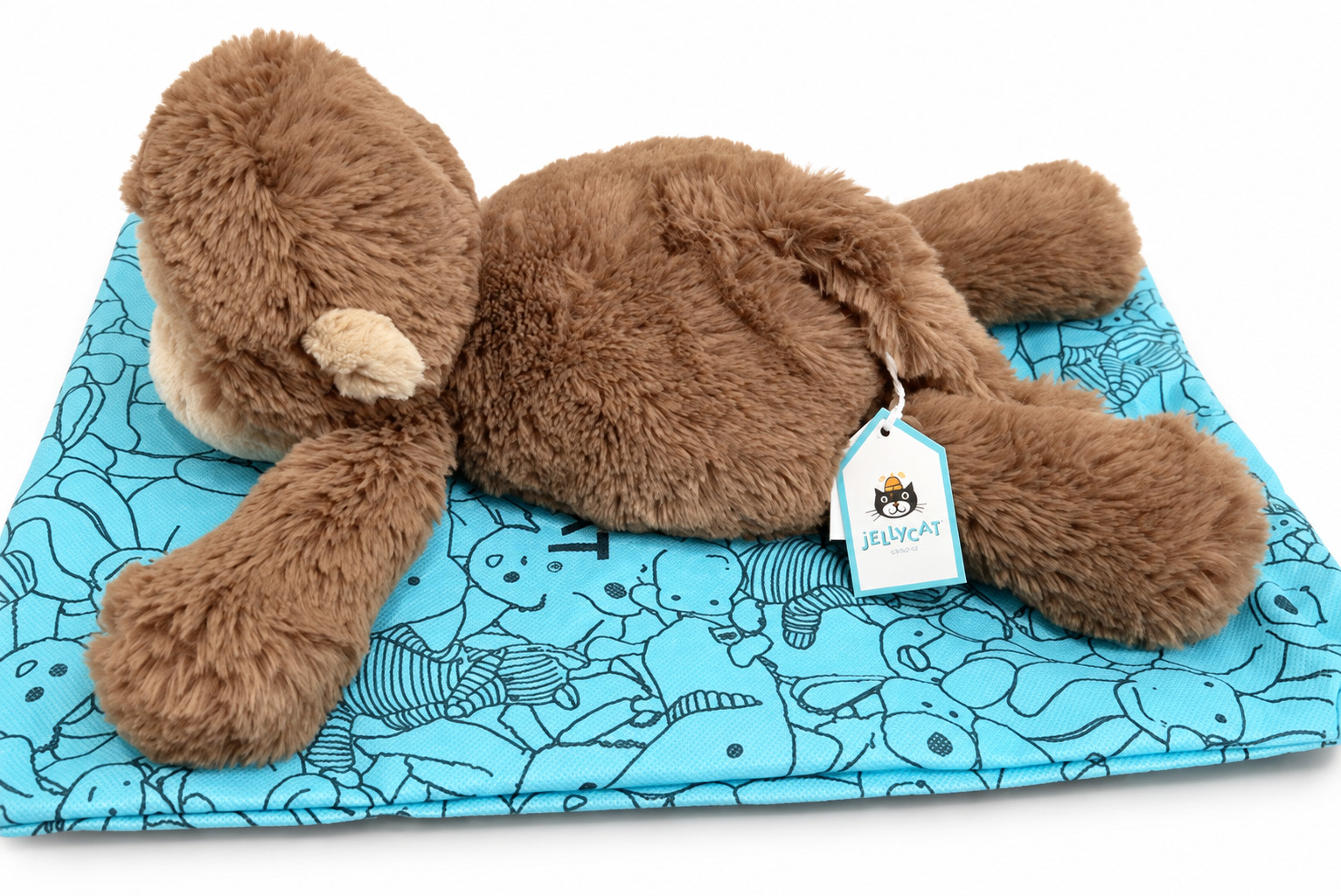 34CM Jellycat Smudge Monkey Medium NWT Label Dust Bag Plush Gift US
