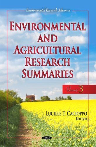 ENVIRONMENTAL AND AGRICULTURAL RESEARCH: Volume 3 (Environmental ENVIRONMENTAL AND AGRICULTURAL RESEARCH: Volume 3 (Environmental