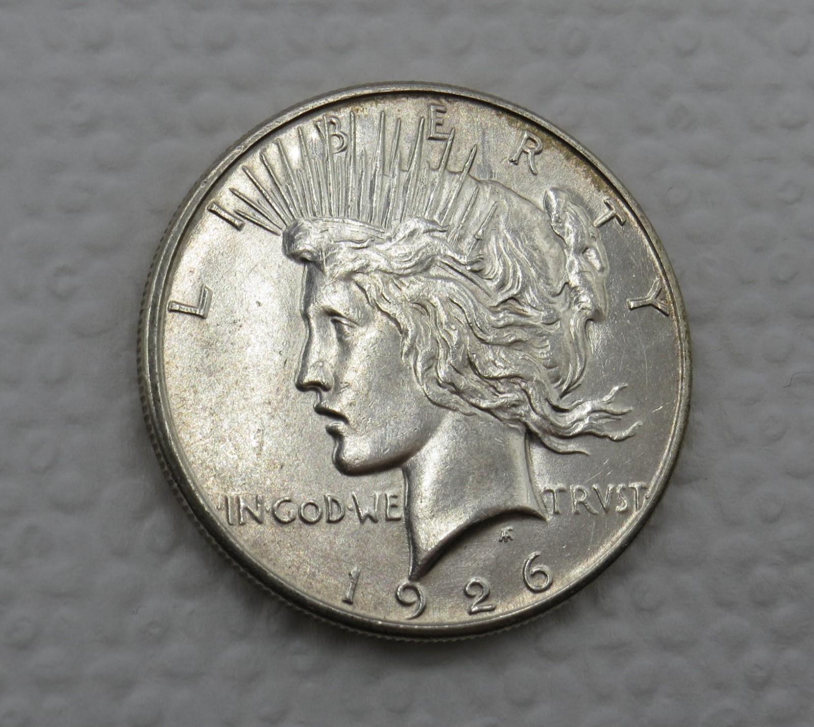 1926 S Peace Dollar - AU About Unirculated - Better Date 90% $1 US Coin 1926 S Peace Dollar - AU About Unirculated - Better Date 90% $1 US Coin