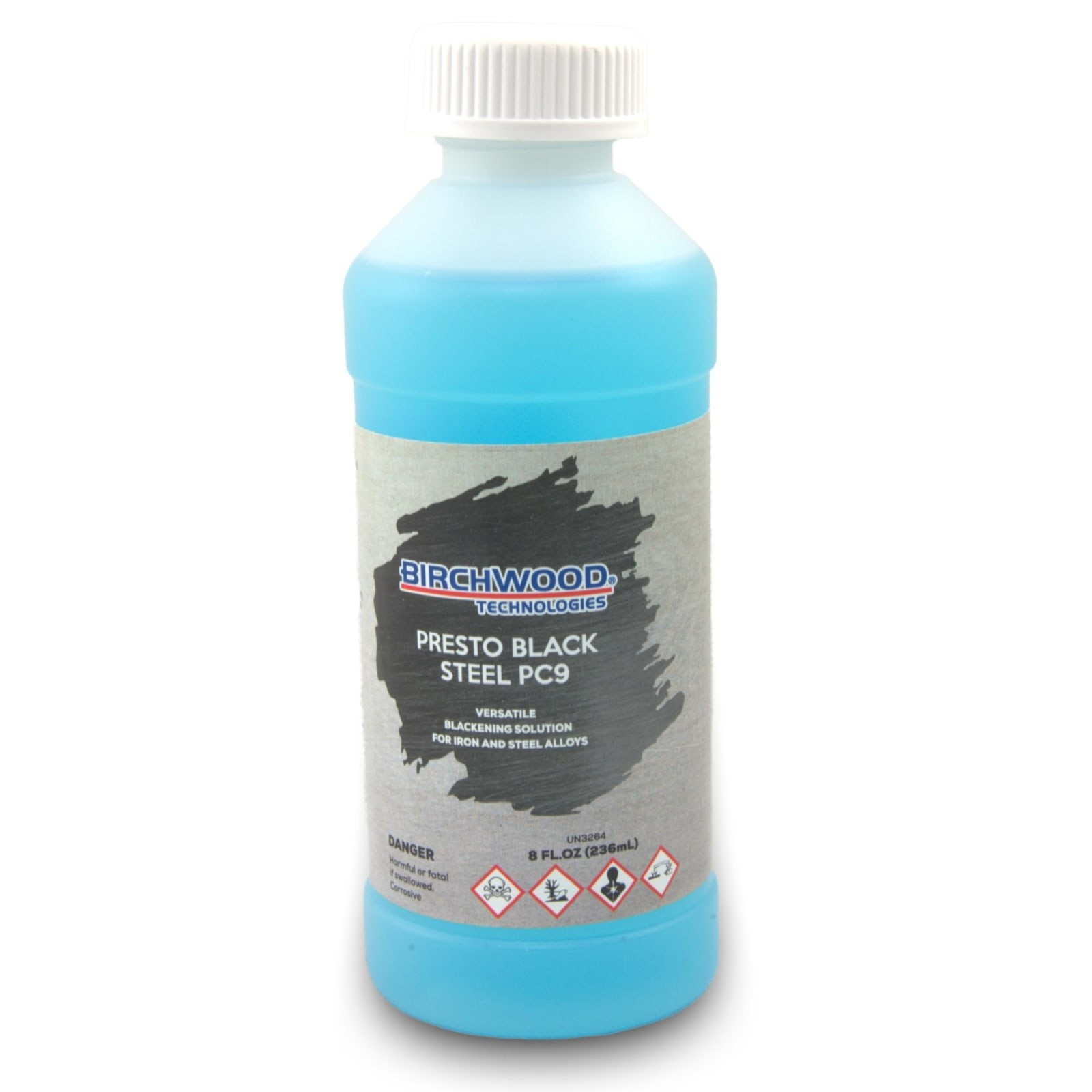 Birchwood Presto Black Steel PC9 Black Oxide Patina for Iron Steel 8 fl oz Birchwood Presto Black Steel PC9 Black Oxide Patina for Iron Steel 8 fl oz