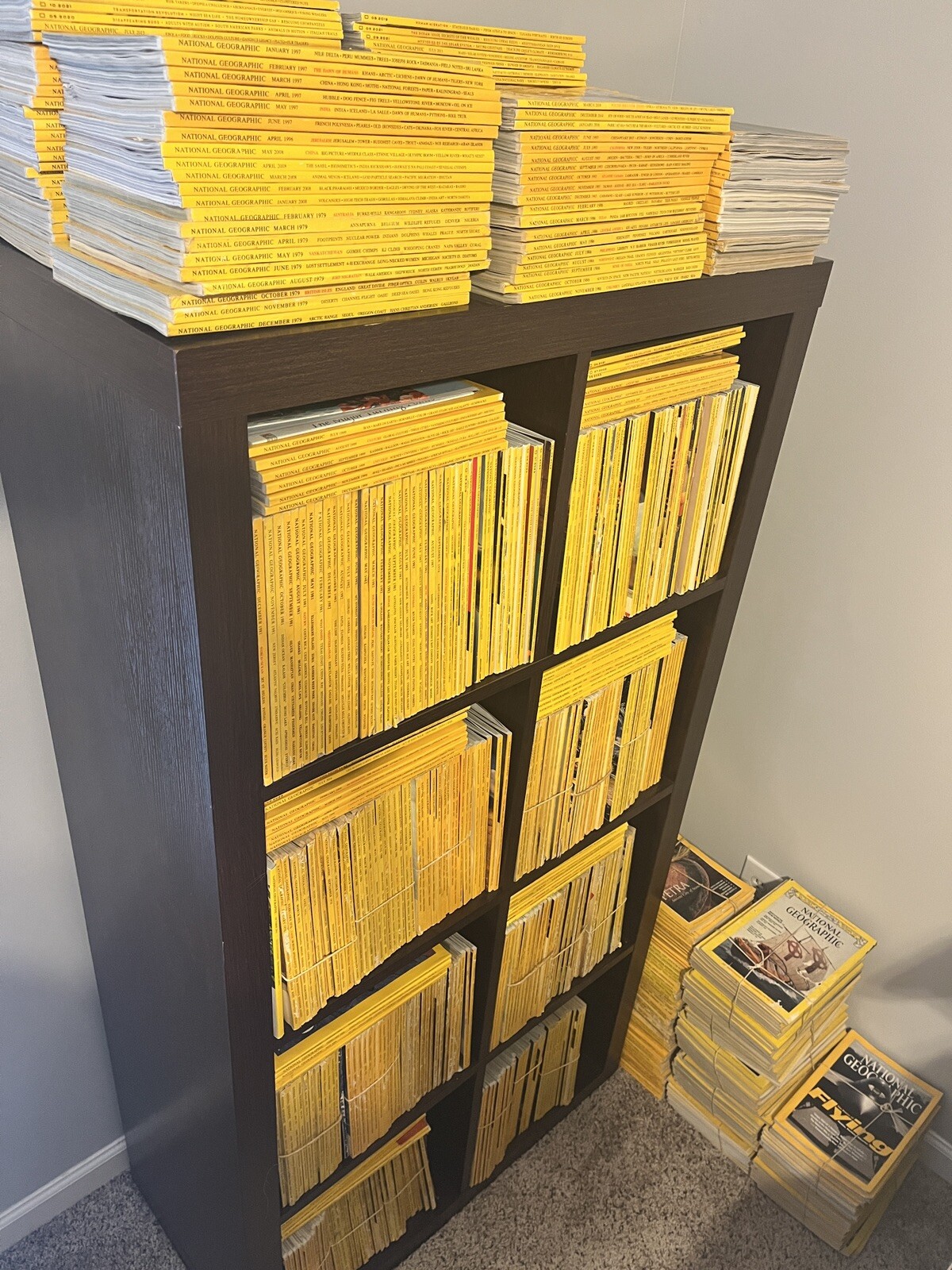 8 National Geographic Magazine ‘50s-‘00s:Random Lot-NO Duplicates- 