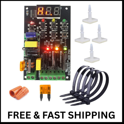 Advanced Traffic Light Sequencer - 3 Channel, LED Display Advanced Traffic Light Sequencer - 3 Channel, LED Display