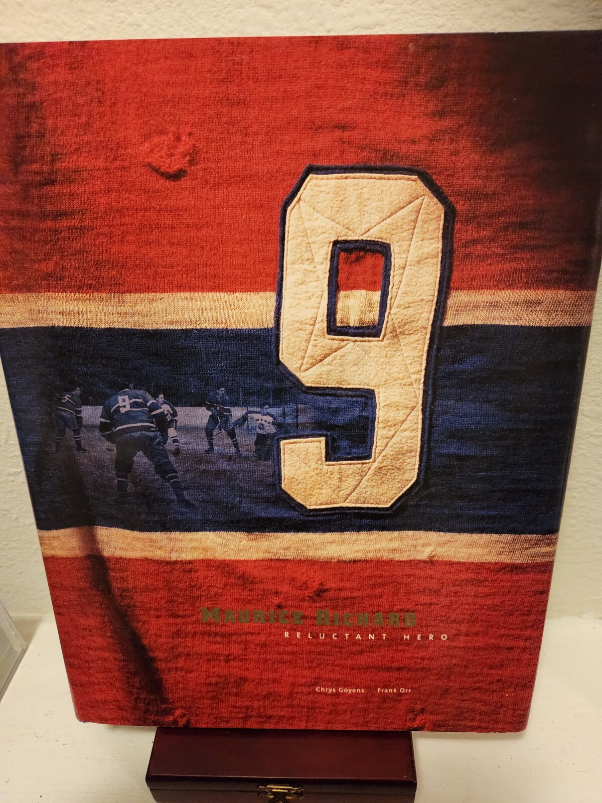 Maurice Richard Reluctant Hero Book Autographed by 5 Montreal Canadian HOFers Maurice Richard Reluctant Hero Book Autographed by 5 Montreal Canadian HOFers