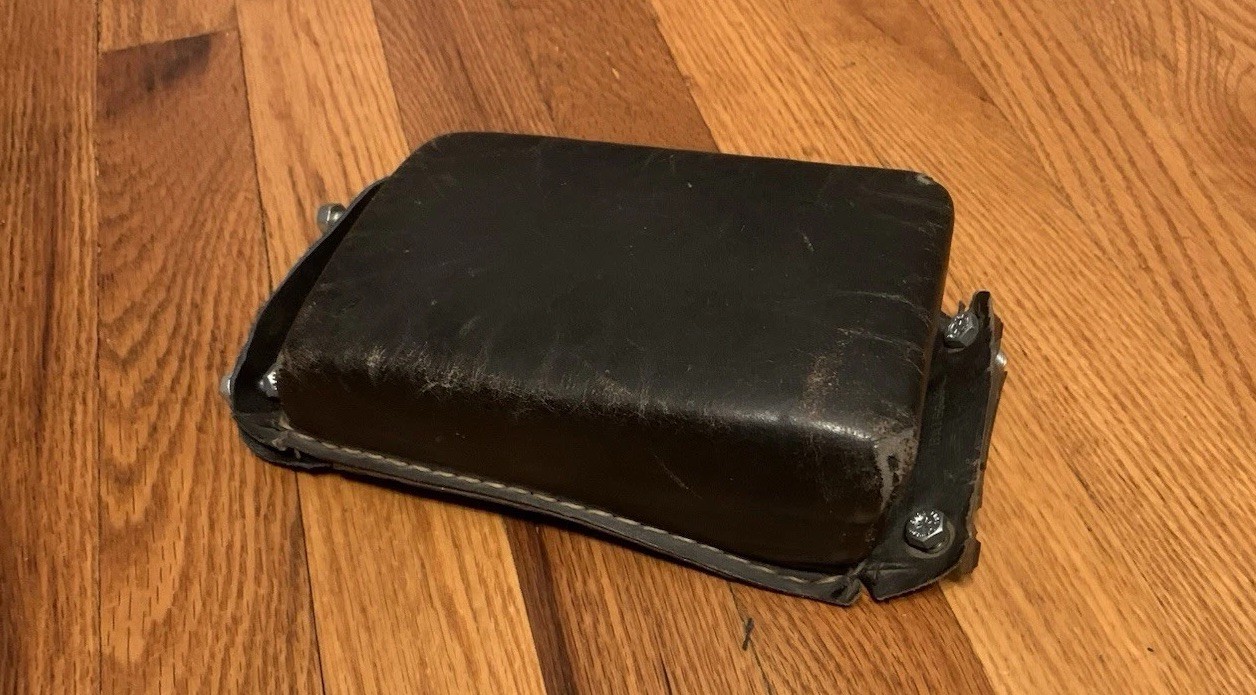 RARE small BATES P Pad Seat Original Harley WR KR race Knucklehead Seat