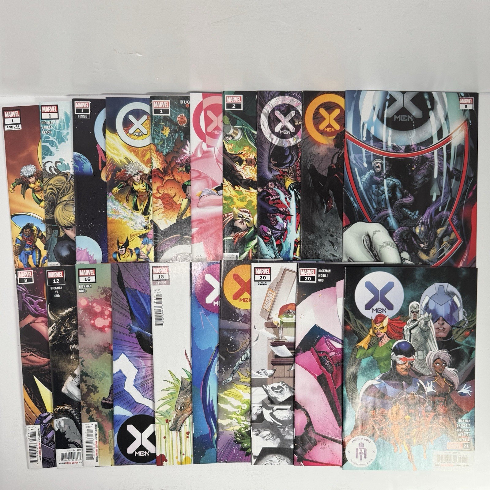 X-Men Marvel Comics Lot of 20 #1-21 Variants Wolverine Rogue Cyclops Storm