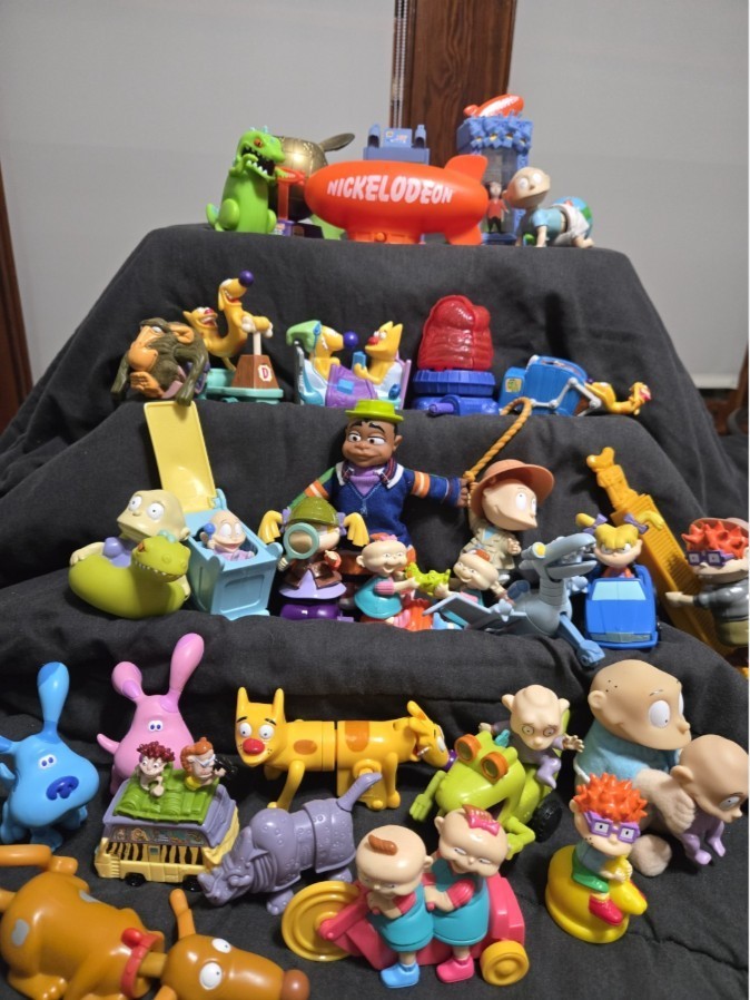 vintage NICKELODEON toys (Rugrats Catdog & MORE) - lot of 30 - Burger King 97-99