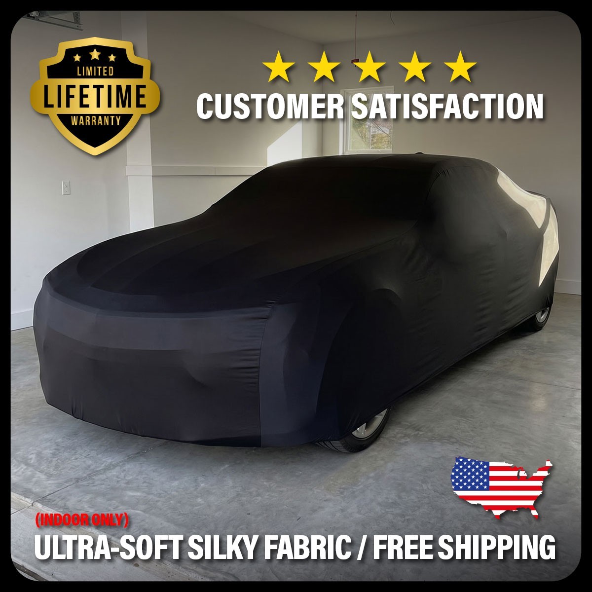 SoftTec Stretch Satin Indoor Full Car Cover for 1964-1993 Ford Mustang SoftTec Stretch Satin Indoor Full Car Cover for 1964-1993 Ford Mustang