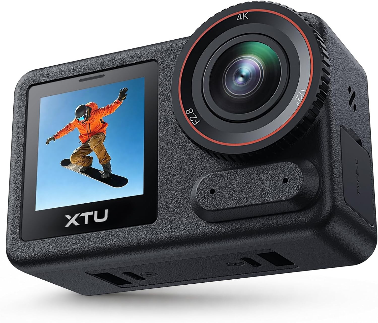 4K Action Camera 48MP Dual Screen WiFi 6 Sports Camera with Stabilization