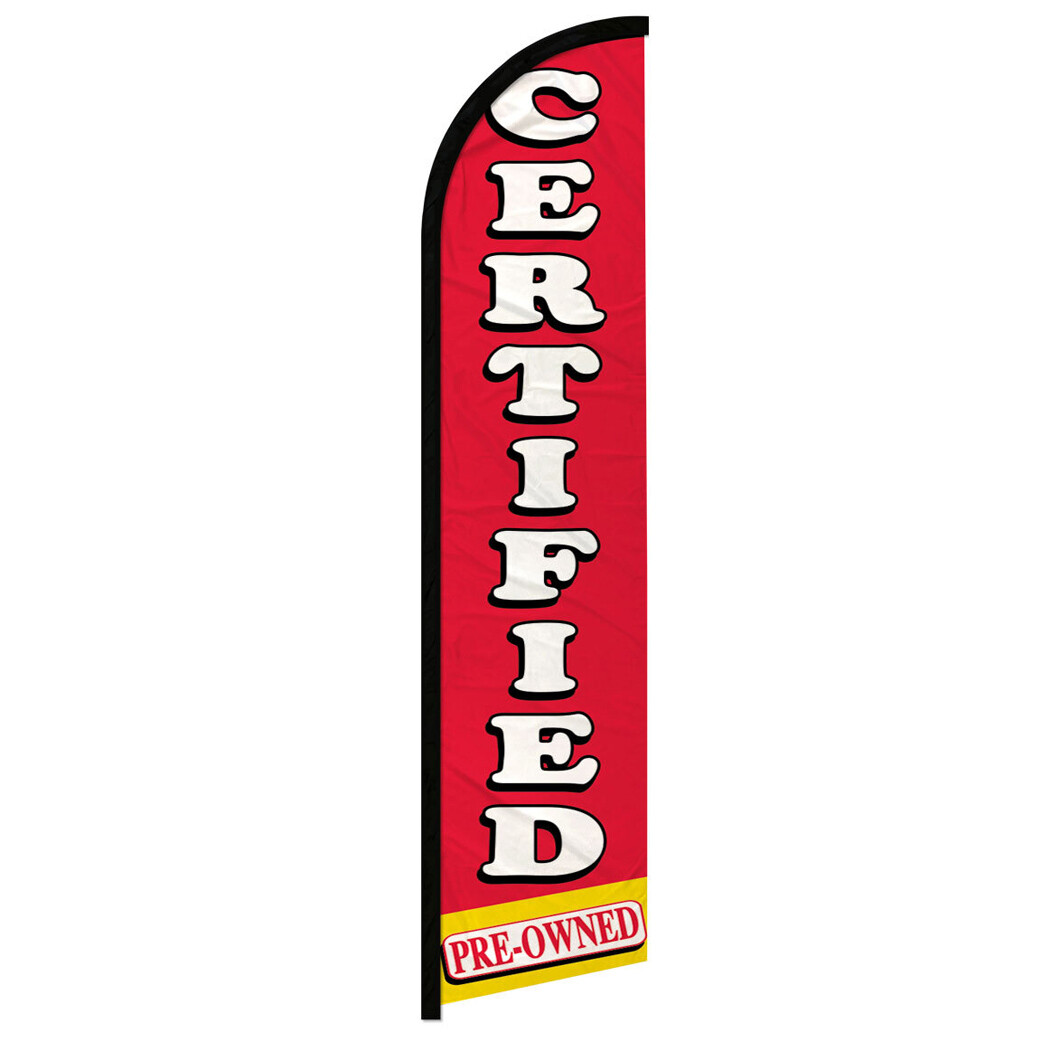 Car Dealership Swooper Full Curve Windless Swooper Flag Auto Dealership 