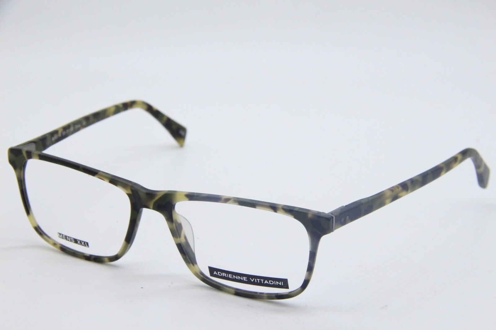 NEW ADRIENNE VITTADINI AV6014 MATTE GRAY TORT AUTHENTIC FRAMES EYEGLASSES 59-18