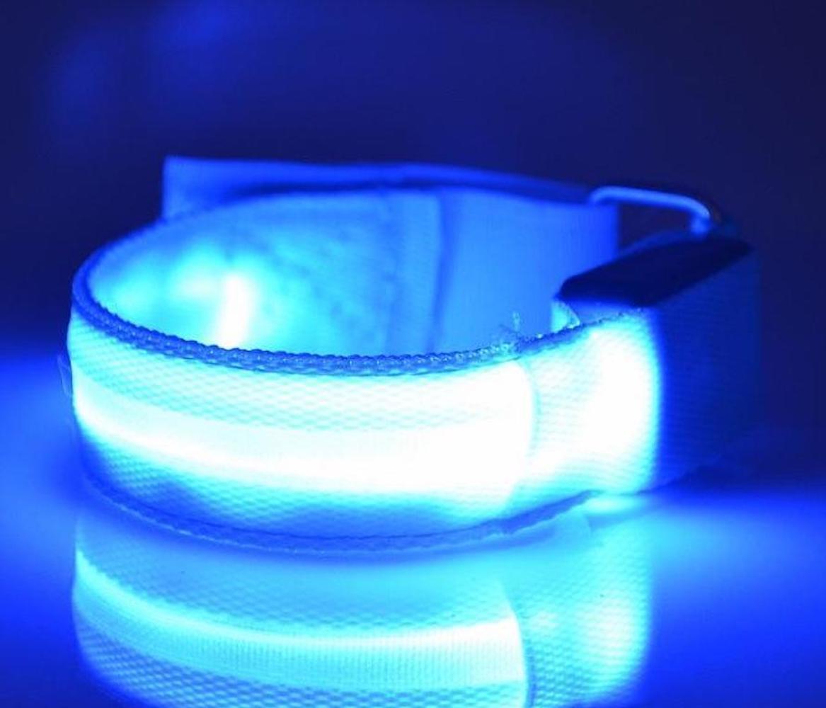 RECHARGEABLE LED ARMBAND ankle Flash Light Night Safety Running Walking Cycling