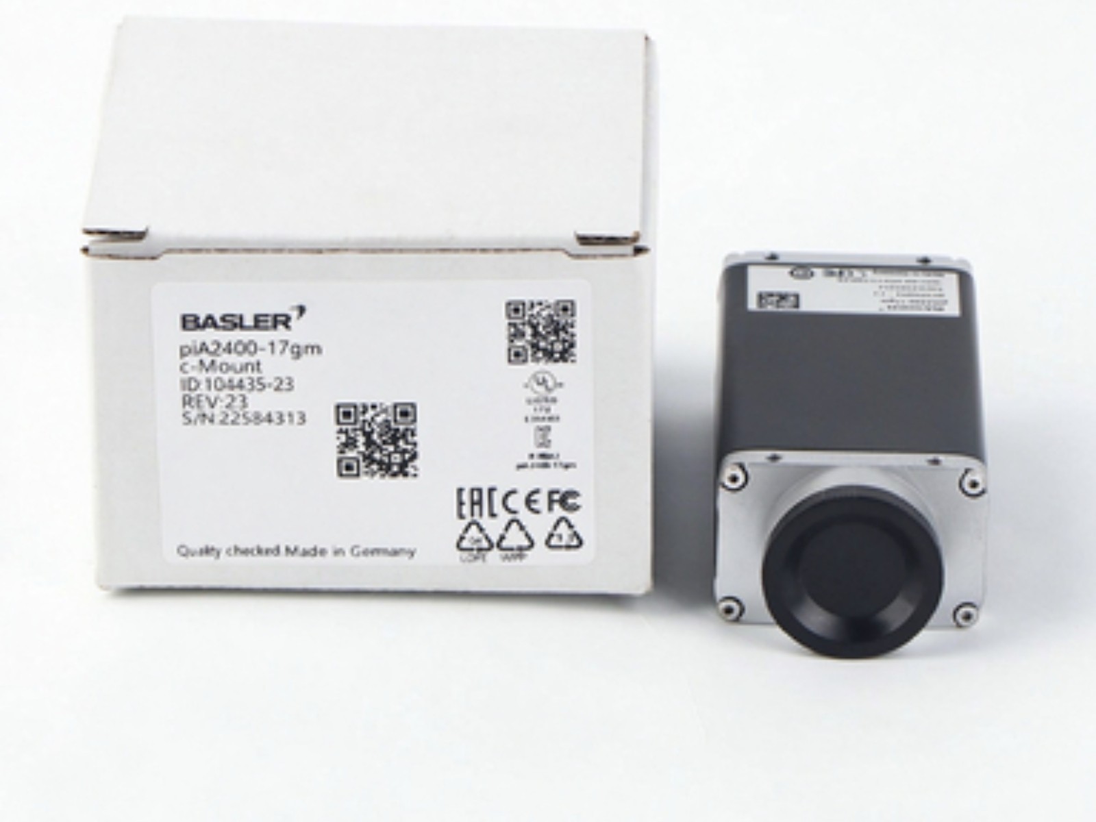 ONE BASLER PIA2400-17gm NEW