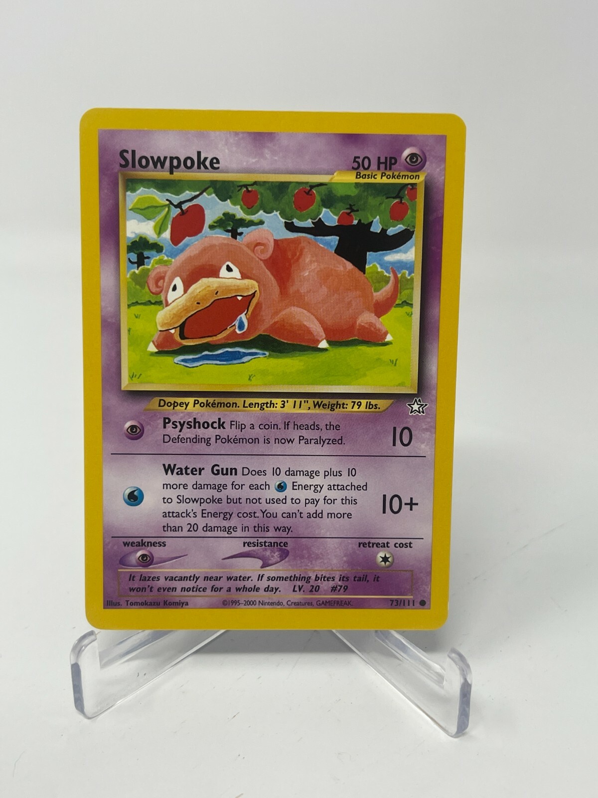 Pokémon Neo Genesis Slowpoke 73/111 Regular NM