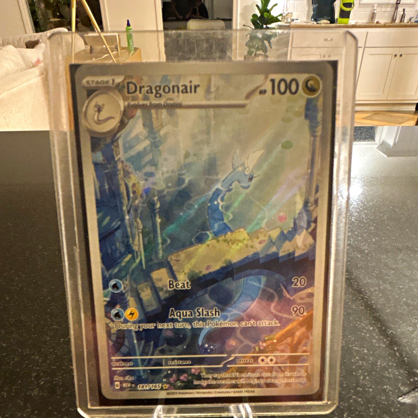 Dragonair 181/165 Scarlet & Violet 151 Holo Illustration Rare 100 HP Dragonair 181/165 Scarlet & Violet 151 Holo Illustration Rare 100 HP