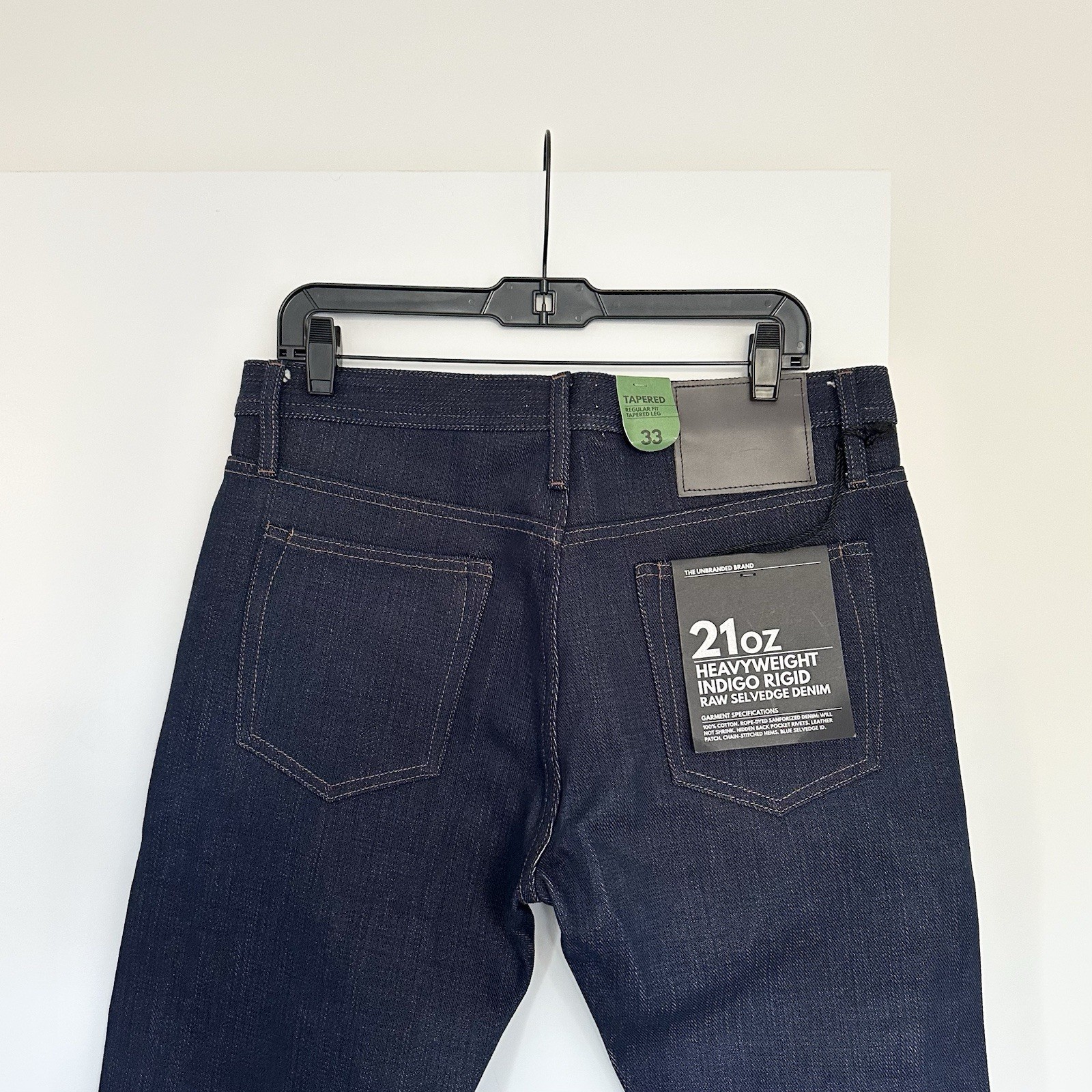 Unbranded UB221 Tapered Fit 21oz Heavyweight Selvedge Denim 33 Indigo NWT Blue Unbranded UB221 Tapered Fit 21oz Heavyweight Selvedge Denim 33 Indigo NWT Blue