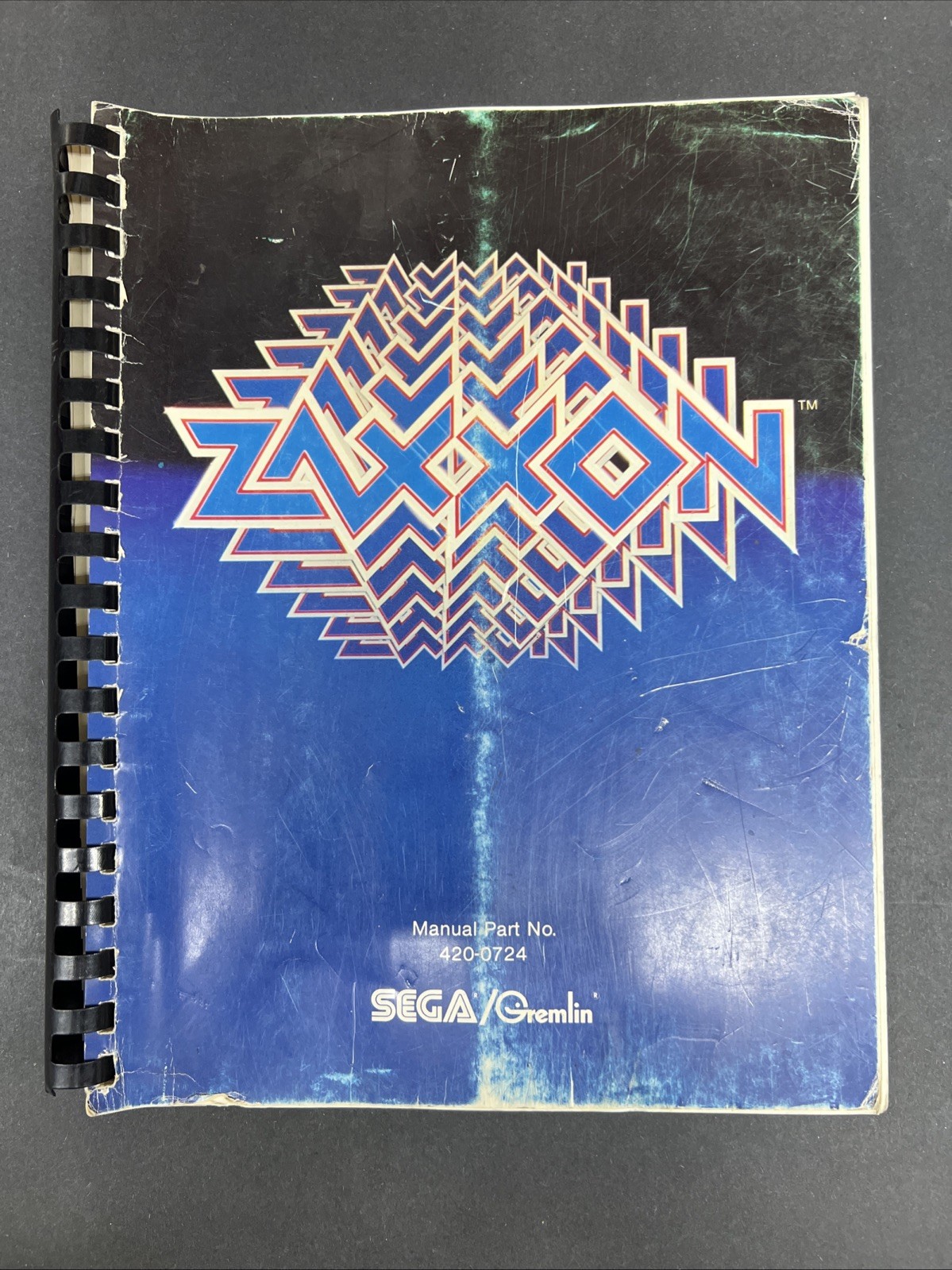 SEGA/GREMLIN 1982 FACTORY ORIGINAL ZAXXON OWNERS MANUAL SEGA/GREMLIN 1982 FACTORY ORIGINAL ZAXXON OWNERS MANUAL