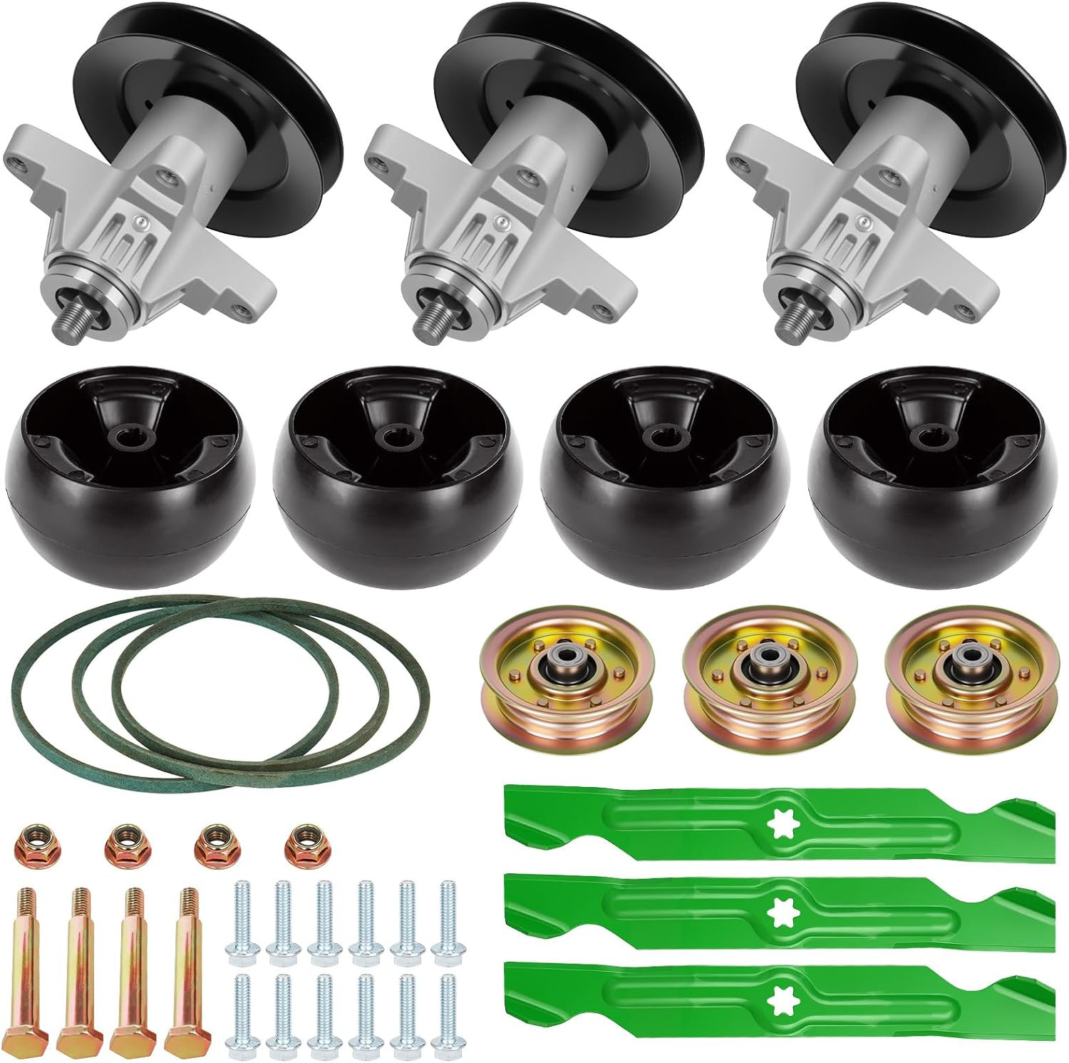 50 Inch RZT Deck Rebuild Kit for Cub Cadet LT1050 RZT50 ZT50, 3 Spindles 618-041 50 Inch RZT Deck Rebuild Kit for Cub Cadet LT1050 RZT50 ZT50, 3 Spindles 618-041