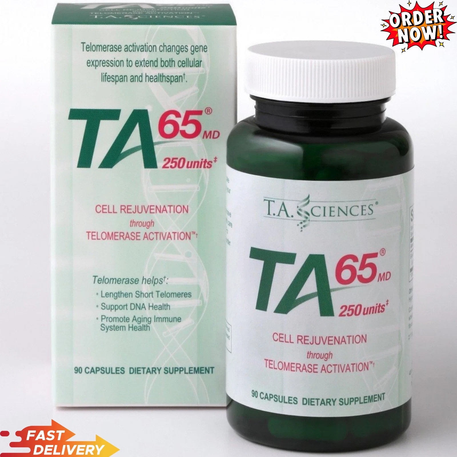 TA65MD, 250units, 90caps, Telomere Lengthen Fast shipping TA65MD, 250units, 90caps, Telomere Lengthen Fast shipping