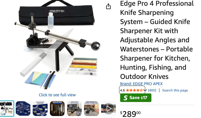 Edge Pro 4 Professional Knife Sharpening System Edge Pro 4 Professional Knife Sharpening System
