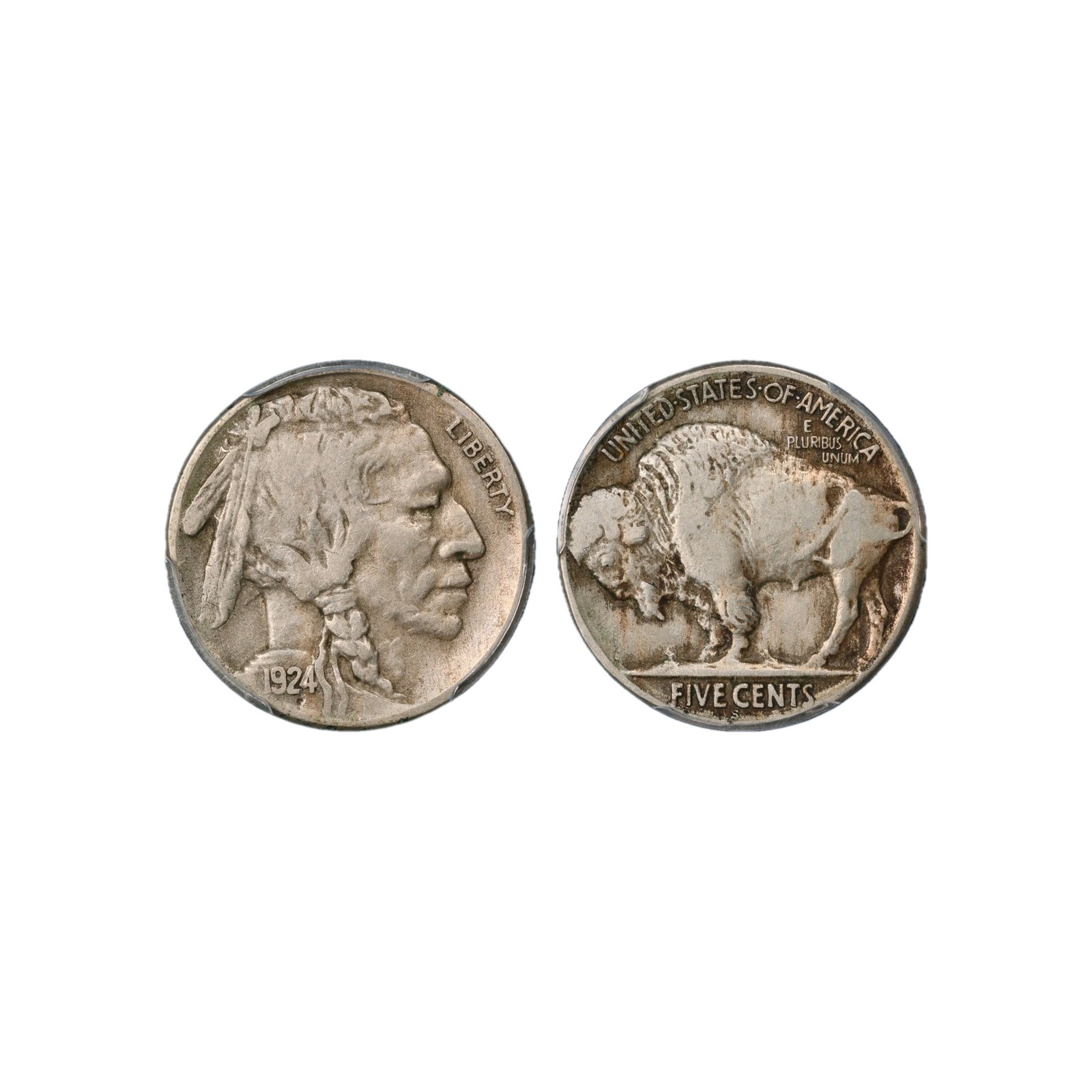 1924-S Buffalo Nickel PCGS VF 20 1924-S Buffalo Nickel PCGS VF 20