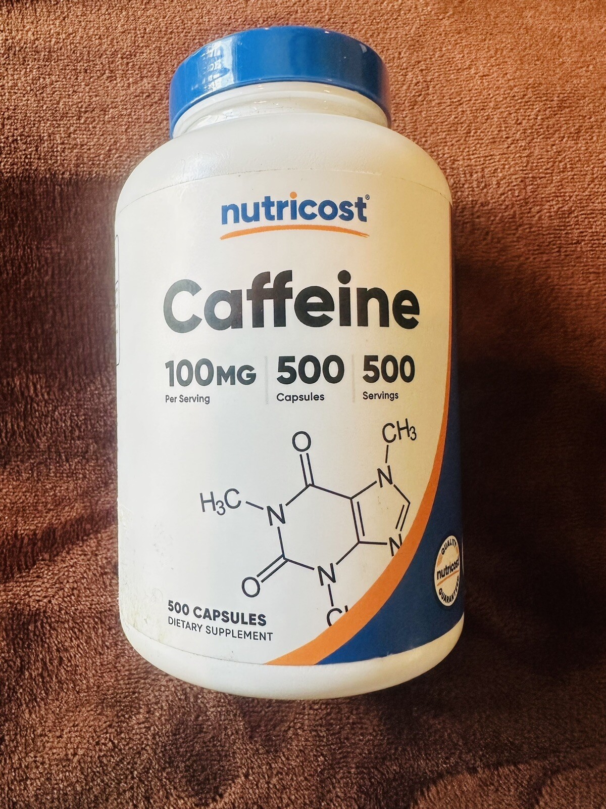 Nutricost Caffeine Pills 100mg - 500 Capsules exp 11/26 Nutricost Caffeine Pills 100mg - 500 Capsules exp 11/26