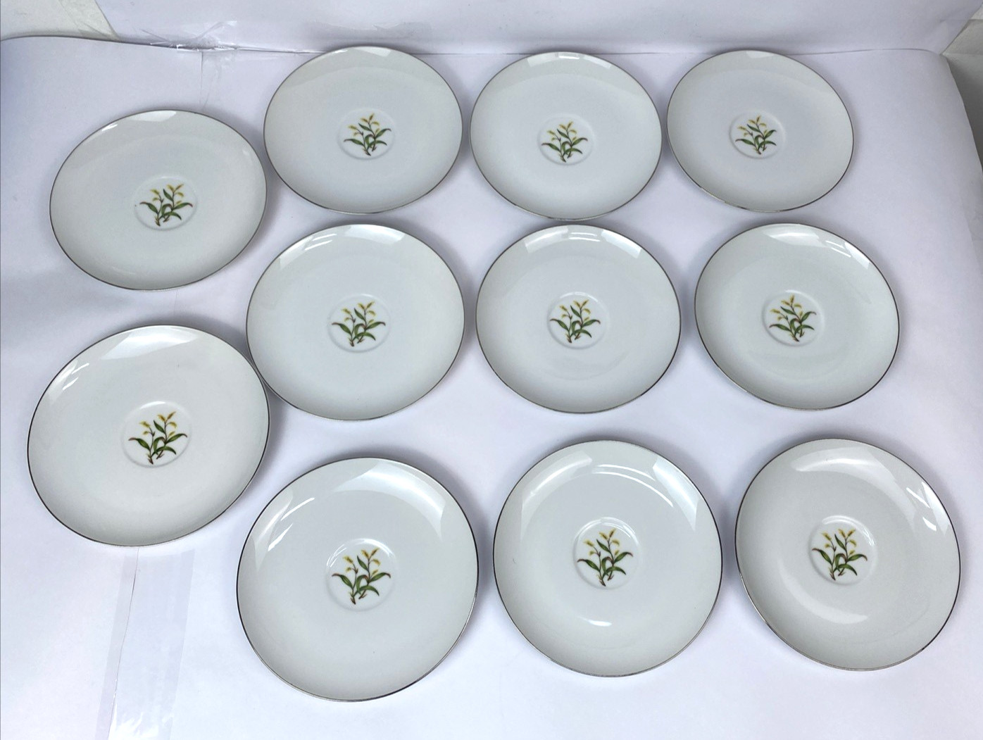ACI Fine China Adele Saucers – Set of 11 – 6.75\ ACI Fine China Adele Saucers – Set of 11 – 6.75\