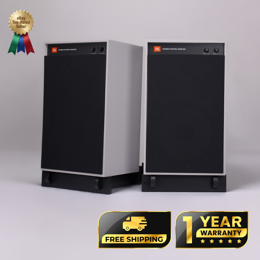 JBL 4312 MkII Control Monitor Speaker Pair – Grey – Restored – 1-Year Warranty