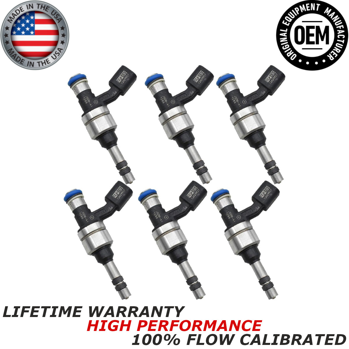 x6 OEM ACDelco Fuel Injectors for 2010 Buick Lacrosse 3.0L V6 #12629927 x6 OEM ACDelco Fuel Injectors for 2010 Buick Lacrosse 3.0L V6 #12629927