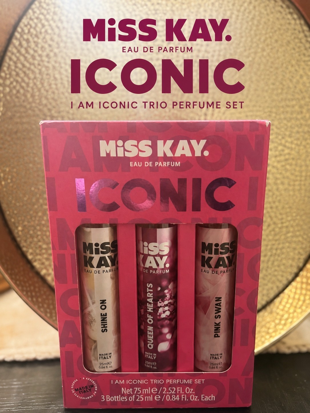 Miss Kay I Am Iconic Trio Eau de Parfum Gift Set 3 x 25ml New Sealed