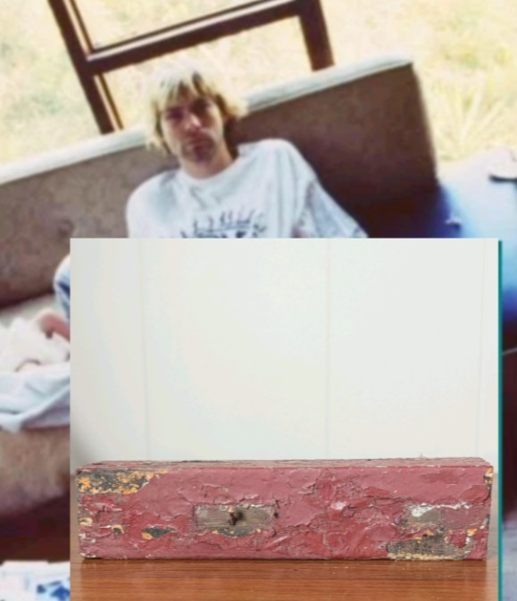 Kurt Cobain In Utero House Wood Railing Relic COA Nirvana Kurt Cobain In Utero House Wood Railing Relic COA Nirvana