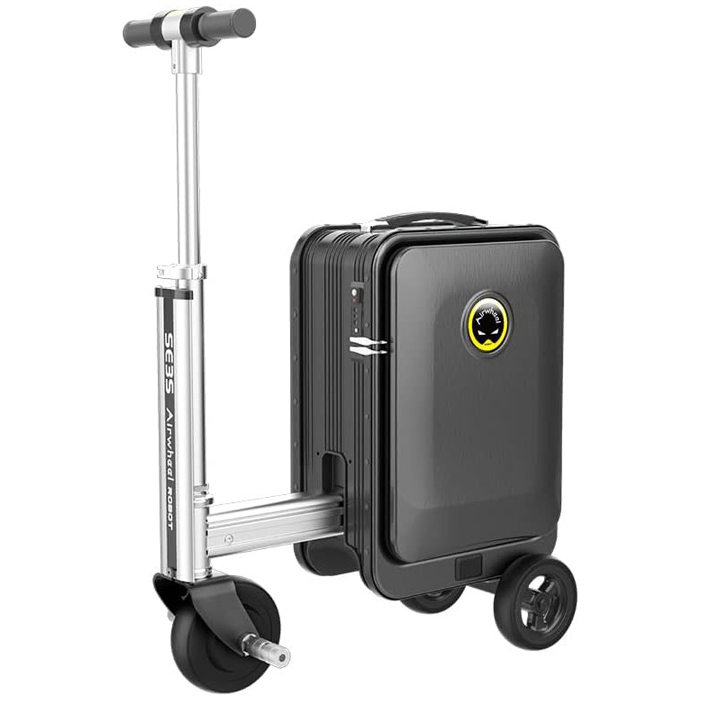 Airwheel SE3S Smart Rideable Suitcase Electric Luggage Scooter Carry On - Black