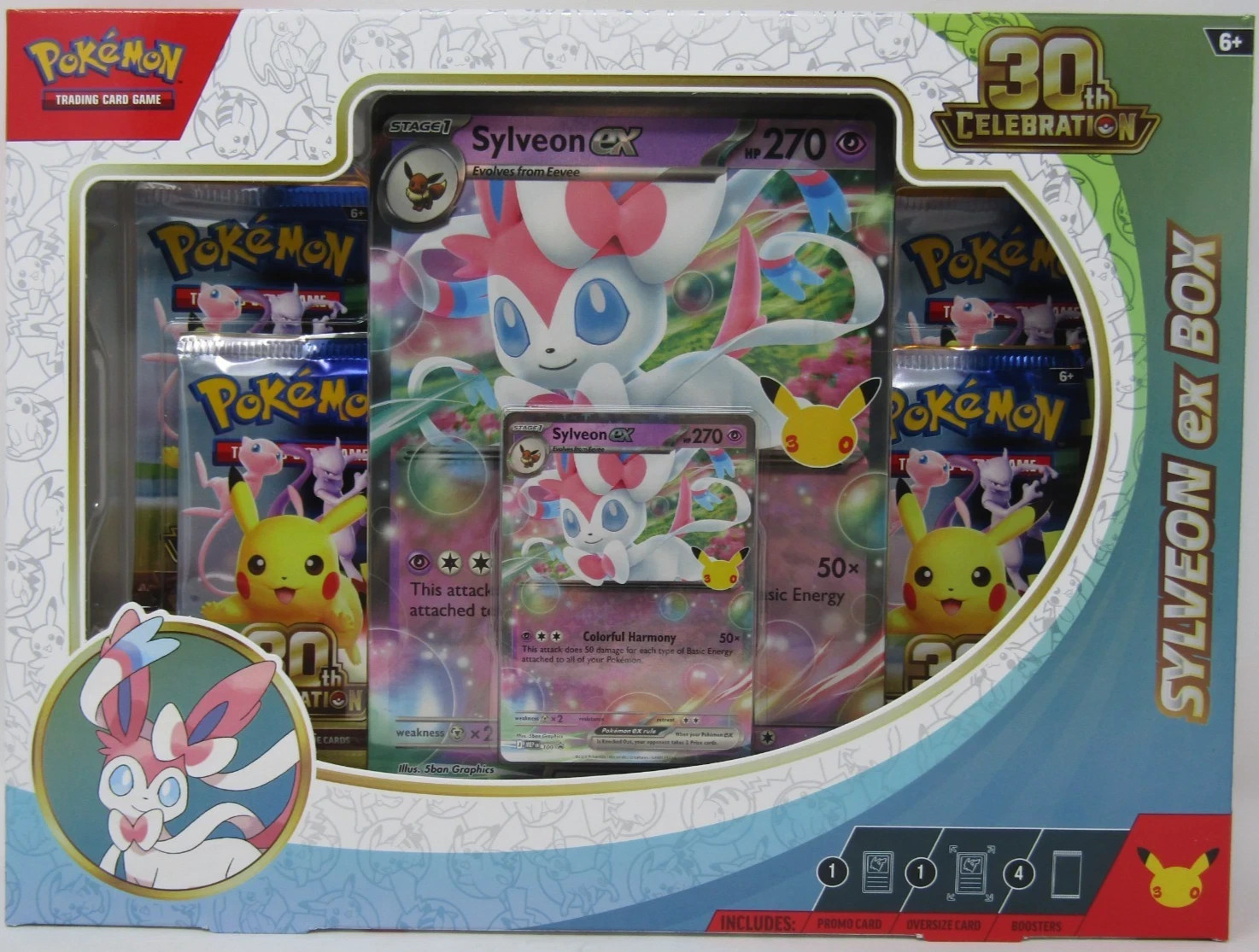 Pokemon TCG 30th Celebration EX Box - Sylveon sealed new Pokemon TCG 30th Celebration EX Box - Sylveon sealed new