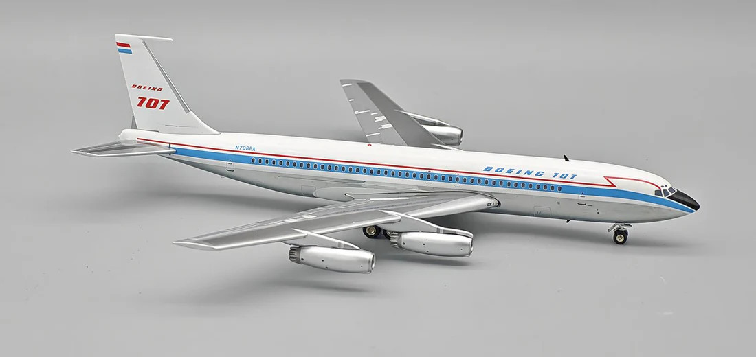 INFLIGHT/BOEING CO./B707-100/N708PA/IF701BOEING1025P/1:200/L.E/NEW/MSBC07062826