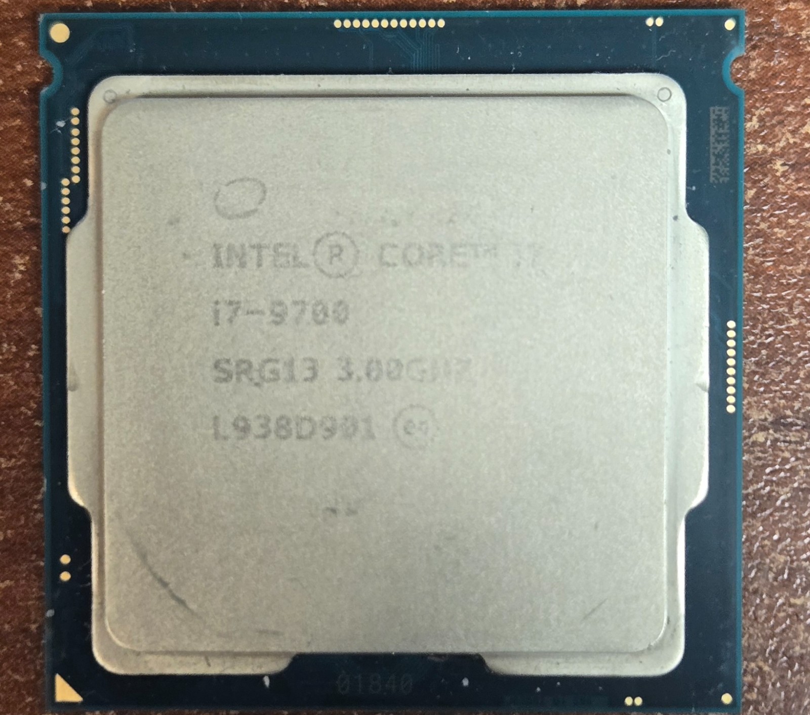 Intel Core i7-9700 SRG13 3.0 GHz Desktop CPU Intel Core i7-9700 SRG13 3.0 GHz Desktop CPU