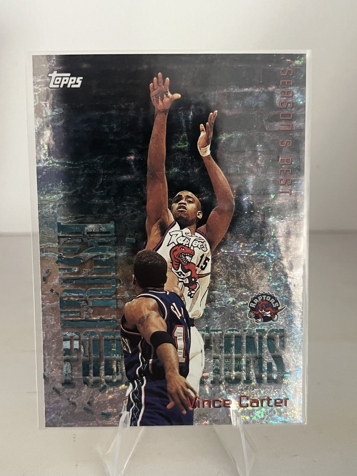 Topps 1999 Season\'s Best Insert Vince Carter Toronto Raptors #SB27 Topps 1999 Season\'s Best Insert Vince Carter Toronto Raptors #SB27
