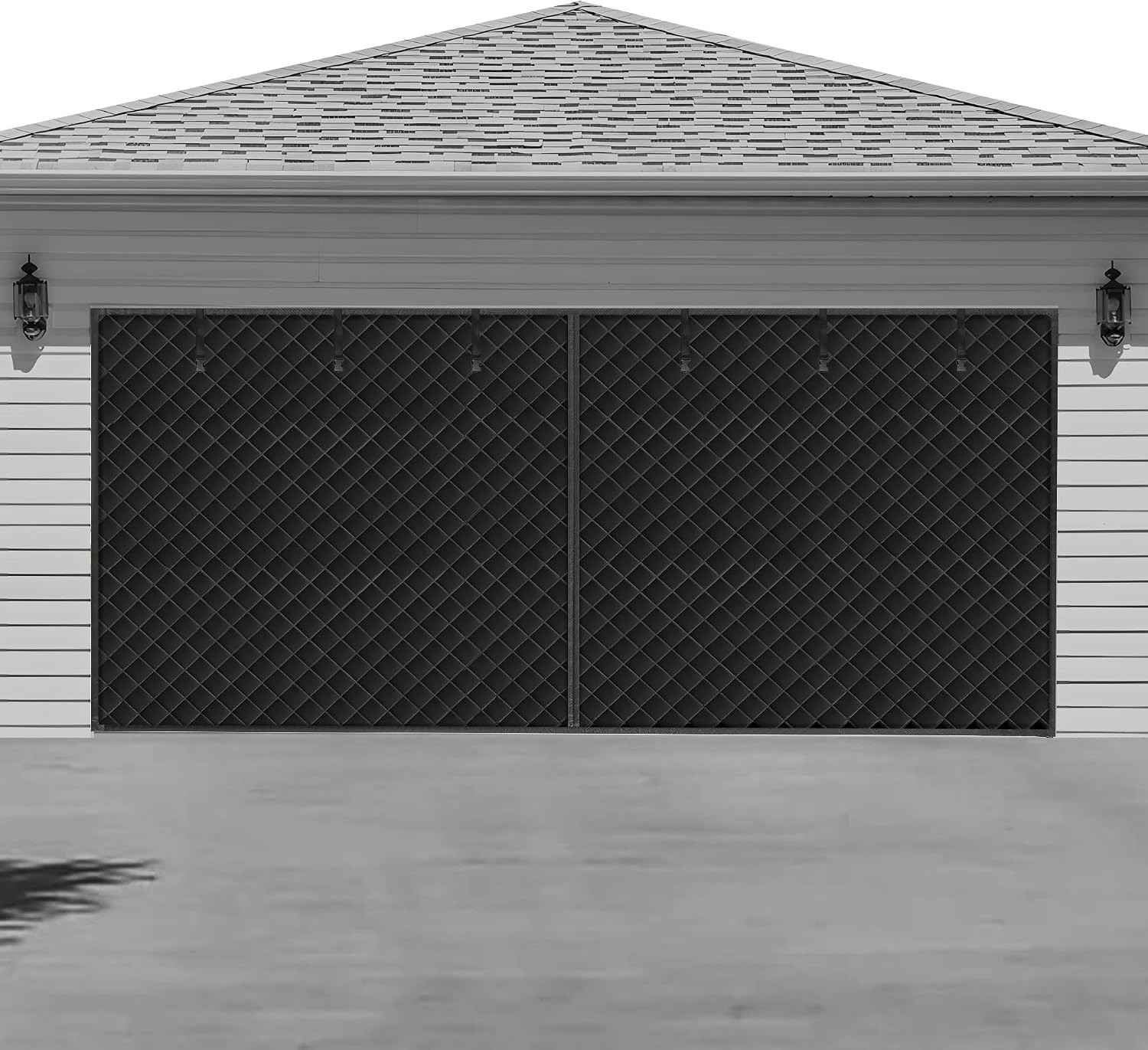 Garage Door Insulation Curtain, Magnetic Thermal Weatherproof Screen, 9×8 Ft Garage Door Insulation Curtain, Magnetic Thermal Weatherproof Screen, 9×8 Ft