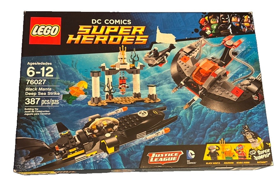 LEGO Batman DC Comics Super Heroes Black Manta Deep Sea Strike 76027