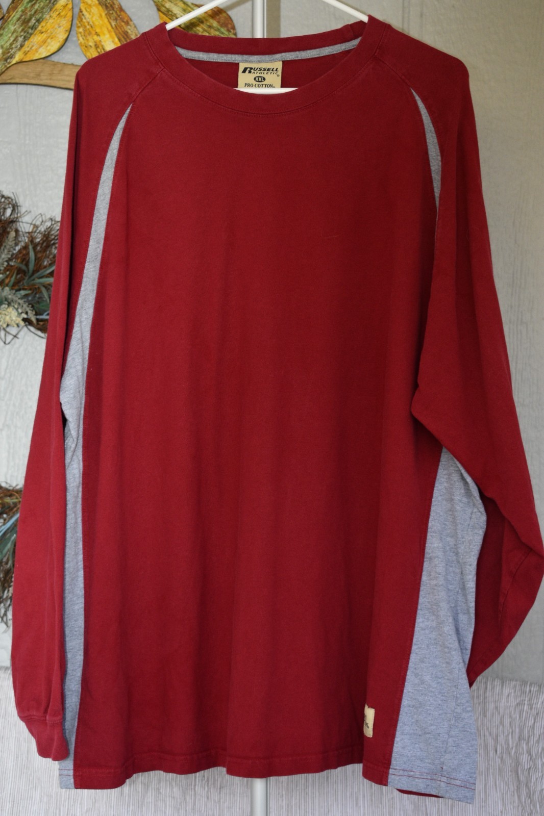 RARE Vintage Russell Athletic Pro Cotton Heavyweight Long Sleeve Shirt XXL RARE Vintage Russell Athletic Pro Cotton Heavyweight Long Sleeve Shirt XXL