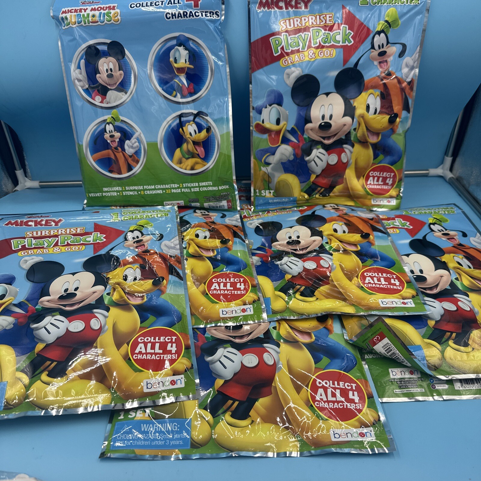 Disney Junior Play Pack Mickey Surprise Grab & Go Lot of 10 Disney Junior Play Pack Mickey Surprise Grab & Go Lot of 10