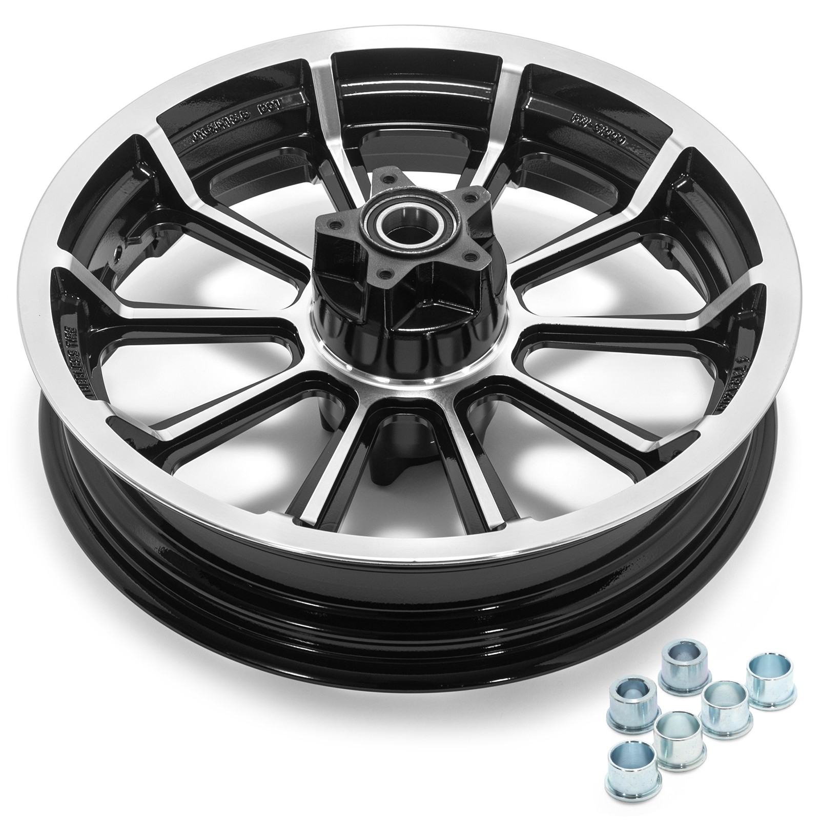 16x3.5 Front Wheel Rim Hub NON-ABS for Harley Dyna Fat Bob FXDF Gloss Black New